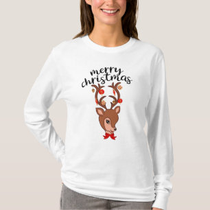 Vrolijk kerstfeest" Feestelijk T-shirt vakantiesei