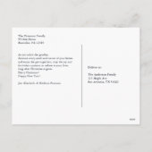 "Vrolijk kerstfeest" Feestelijke hertenkerst Feestdagenkaart (Achterkant)