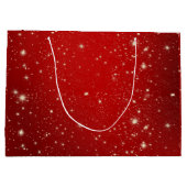 Vrolijk Kerstfeest Feestelijke Vakantie Gift Desig Groot Cadeauzakje (Achterkant)