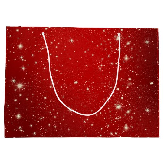 Vrolijk Kerstfeest Feestelijke Vakantie Gift Desig Groot Cadeauzakje (Achterkant)