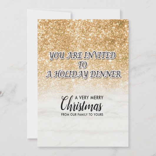 Vrolijk Kerstfeest Feestelijke Vakantie Gift Desig Kaart (Voorkant)