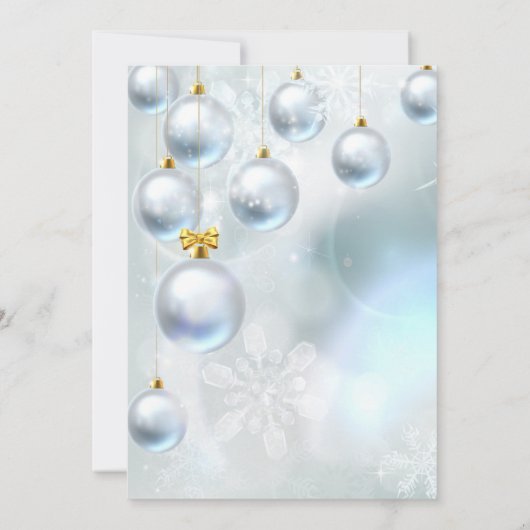 Vrolijk Kerstfeest Feestelijke Vakantie Gift Desig Kaart (Achterkant)