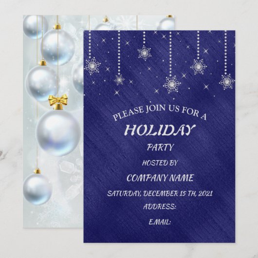 Vrolijk Kerstfeest Feestelijke Vakantie Gift Desig Kaart (Voorkant / Achterkant)