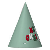 Vrolijk kerstfeest feesthoedjes (Links)