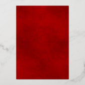 Vrolijk kerstfeest! Feestieve Waterverf Pijn Warm Folie Feestdagenkaart (Achterkant)