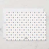 Vrolijk kerstfeest Feliz Navidad Simple Photo Blac Feestdagenkaart (Achterkant)