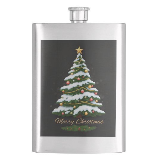 Vrolijk kerstfeest flacon (Voorkant)