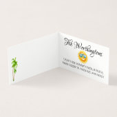 Vrolijk Kerstfeest Flamingo Familiefoto Kaart (Binnen)