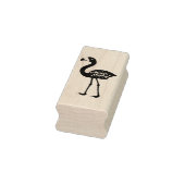 "Vrolijk kerstfeest" Flamingo Rubber stempel, met  Rubberstempel (Stempel)