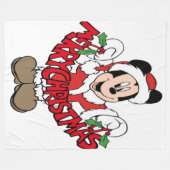 Vrolijk kerstfeest fleece deken (Voorkant (Horizontaal))