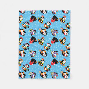 Vrolijk kerstfeest fleece deken