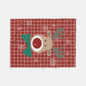 Vrolijk kerstfeest! fleece deken (Voorkant (Horizontaal))