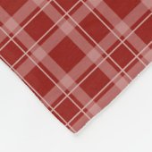 Vrolijk kerstfeest! fleece deken (Hoek)