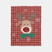 Vrolijk kerstfeest! fleece deken (Voorkant)