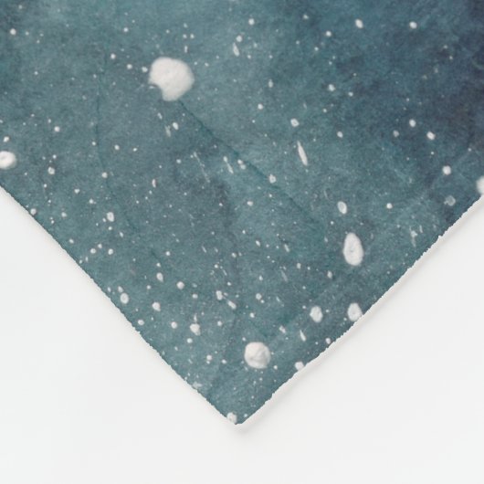 Vrolijk kerstfeest fleece deken (Hoek)