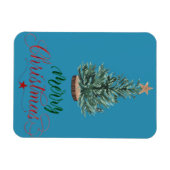 Vrolijk kerstfeest Flexibele foto Magneet (Horizontaal)