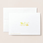 Vrolijk kerstfeest folie kaarten (Met envelop)