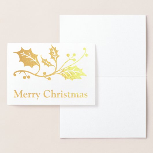 Vrolijk kerstfeest folie kaarten (Display)