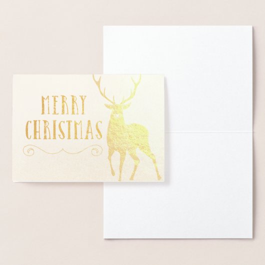 Vrolijk kerstfeest folie kaarten (Display)