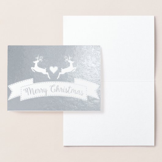 Vrolijk kerstfeest folie kaarten (Display)