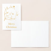 Vrolijk kerstfeest folie kaarten (Display)