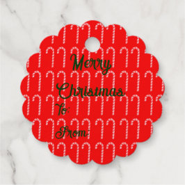 Vrolijk kerstfeest Folie Label