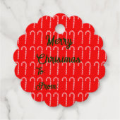 Vrolijk kerstfeest Folie Label (Achterkant)