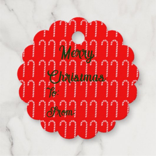 Vrolijk kerstfeest Folie Label (Achterkant)