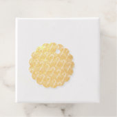 Vrolijk kerstfeest Folie Label (Met doos)