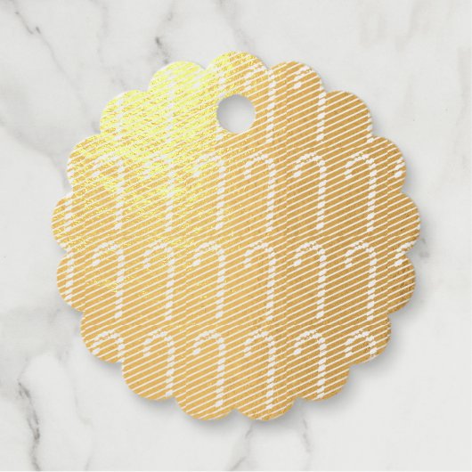 Vrolijk kerstfeest Folie Label (Voorkant)