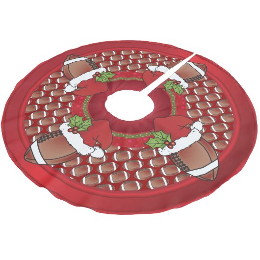 Vrolijk kerstfeest Football Lovers Kerstboom Rok (Gekanteld)