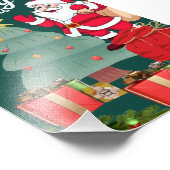 Vrolijk kerstfeest. foto afdruk (Hoek)