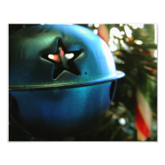 Vrolijk kerstfeest foto afdruk