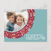 Vrolijk kerstfeest - Foto - Berry Wreath Feestdagenkaart (Voorkant)