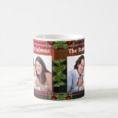 Vrolijk kerstfeest Foto Feestdagen personaliseren Koffiemok (Center)