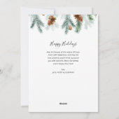 Vrolijk kerstfeest foto feestdagenkaart (Achterkant)