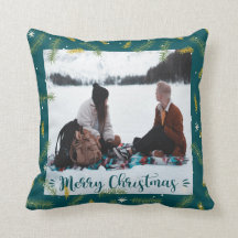 Vrolijk kerstfeest Foto groen Lijst