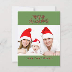 Vrolijk kerstfeest Foto met namen