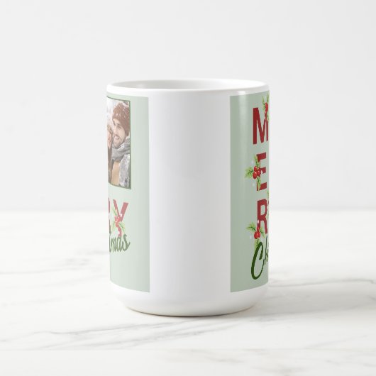 Vrolijk kerstfeest foto Mok (Center)