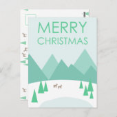 Vrolijk kerstfeest | Foto toevoegen Briefkaart (Voorkant / Achterkant)