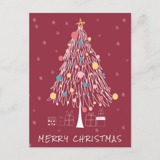 Vrolijk kerstfeest | Foto toevoegen Briefkaart (Voorkant)