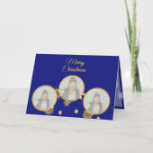 Vrolijk Kerstfeest Foto Vakantie Folie Kaart (Voorkant)