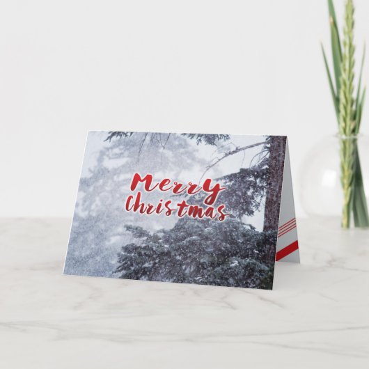 Vrolijk kerstfeest | Foto-Wenskaart Feestdagen Kaart (Voorkant)