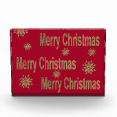 Vrolijk kerstfeest fotoblokken (Voorkant)