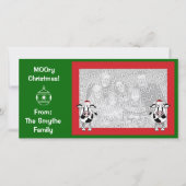 Vrolijk kerstfeest! Fotokaart. Feestdagenkaart (Voorkant)