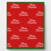 Vrolijk kerstfeest! fotoplaat (Voorkant)