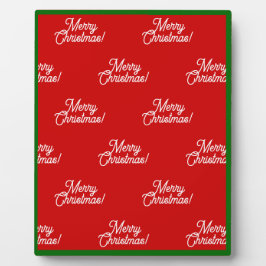 Vrolijk kerstfeest! fotoplaat