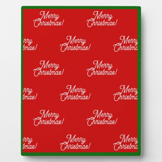 Vrolijk kerstfeest! fotoplaat (Voorkant)