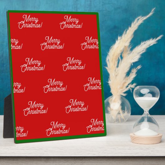 Vrolijk kerstfeest! fotoplaat (Zijkant)