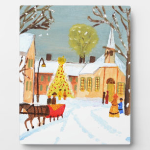 Vrolijk kerstfeest fotoplaat